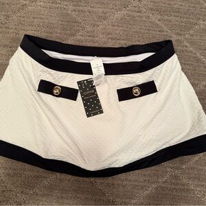 Cupshe Women's Black and White Mini Skirt